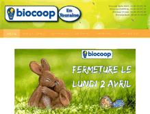 Tablet Screenshot of biocoop37.com